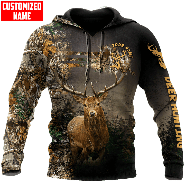 Tmarc Tee Personalized Customized Name Deer Hunting 3D Printed Shirts KL18102201