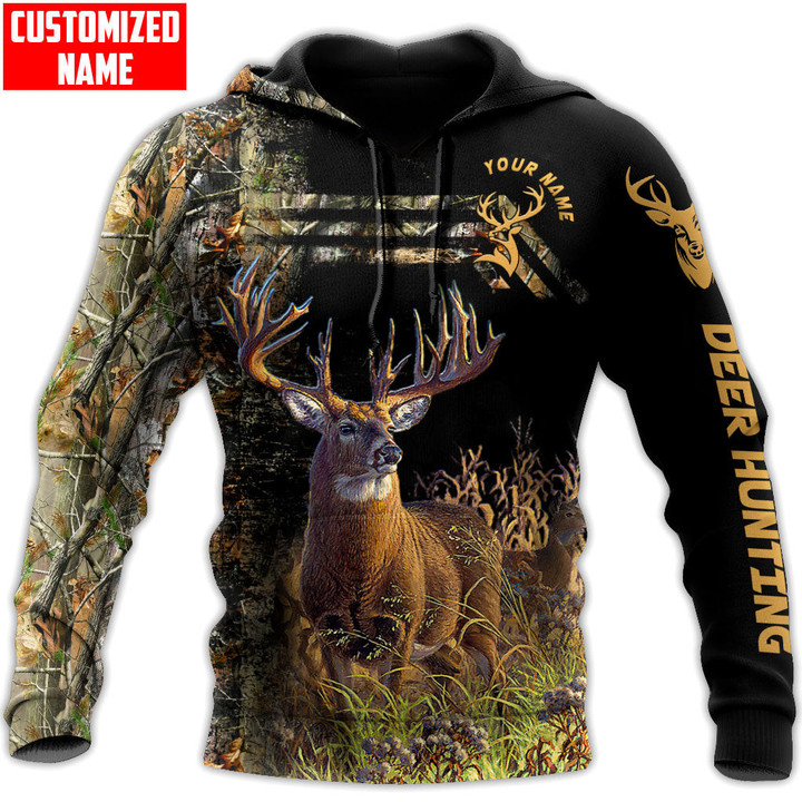 Tmarc Tee Personalized Customized Name Deer Hunting 3D Printed Shirts NTN20102201