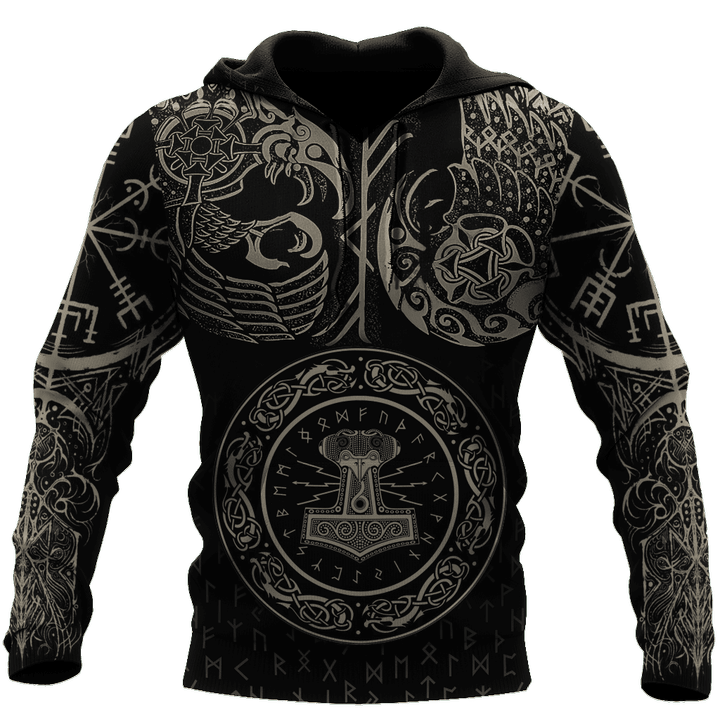 Tmarc Tee Viking Warrior Tattoo 3D Printed Shirts KL03112201