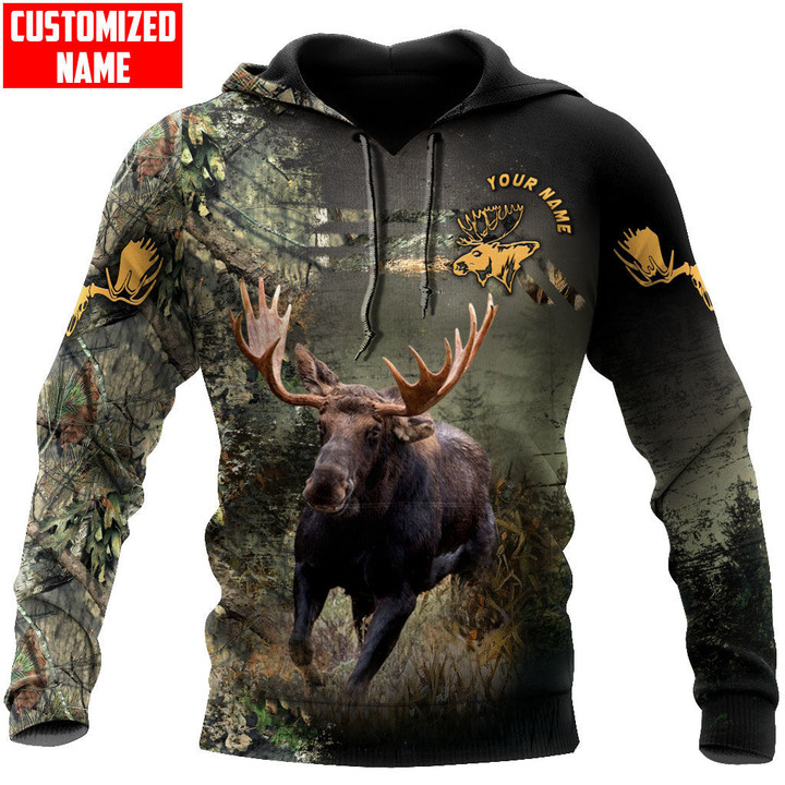 Moose Hunting Personalized name Hunting Unisex shirts Tmarc Tee NTN08112203