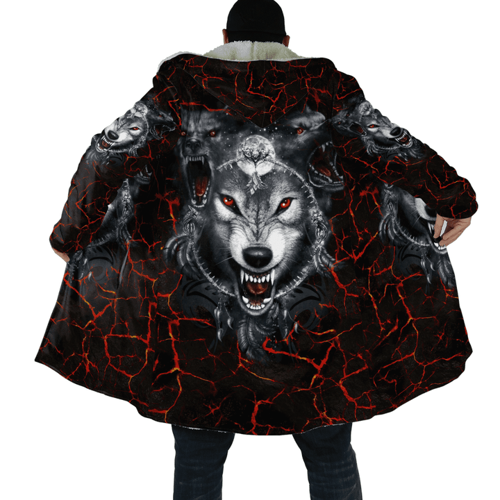 Tmarc Tee Viking Wolf 3D All Over Printed Cloak SN25112201