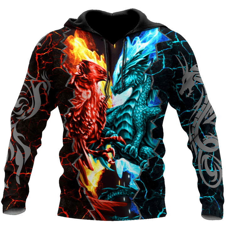 Dragon and Phoenix ice fire unisex shirts Tmarc Tee SN27122201ND