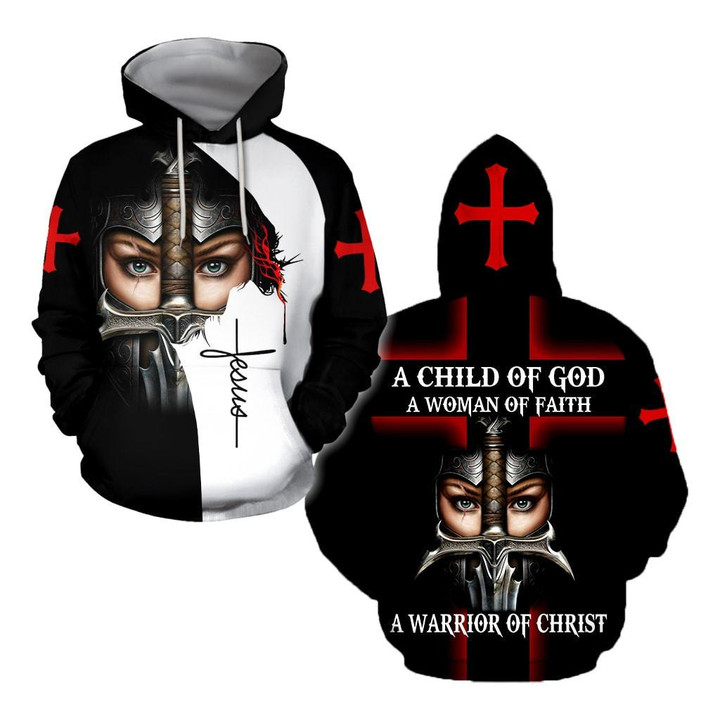 Tmarc Tee A Child Of God A Woman Of Faith A Warrior Of Christ 3D All Over Printed Shirts