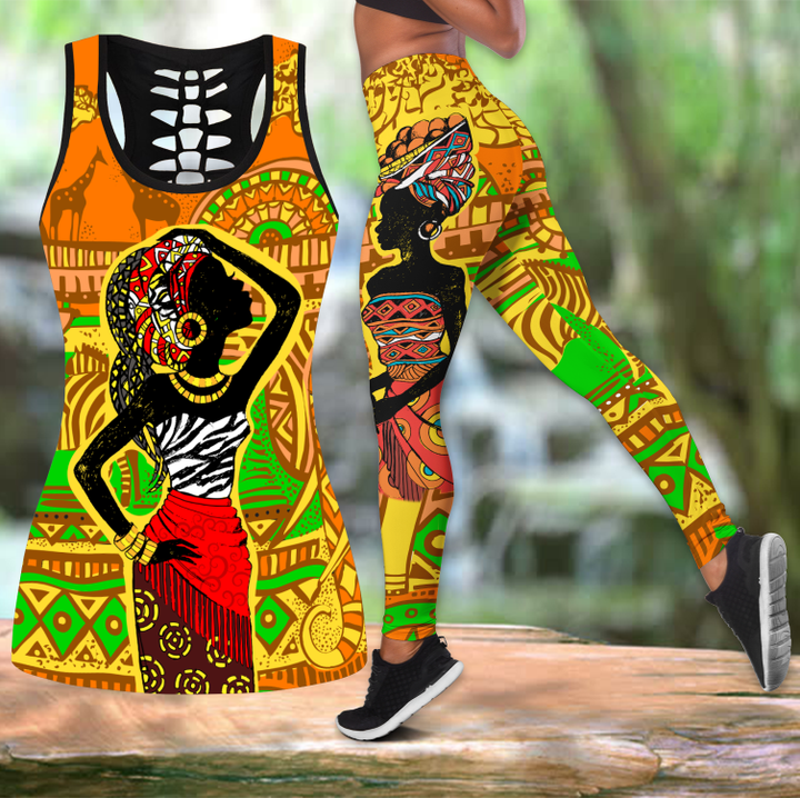African Couple Girl Legging & Tank top-ML-Apparel-ML-S-S-Vibe Cosy™