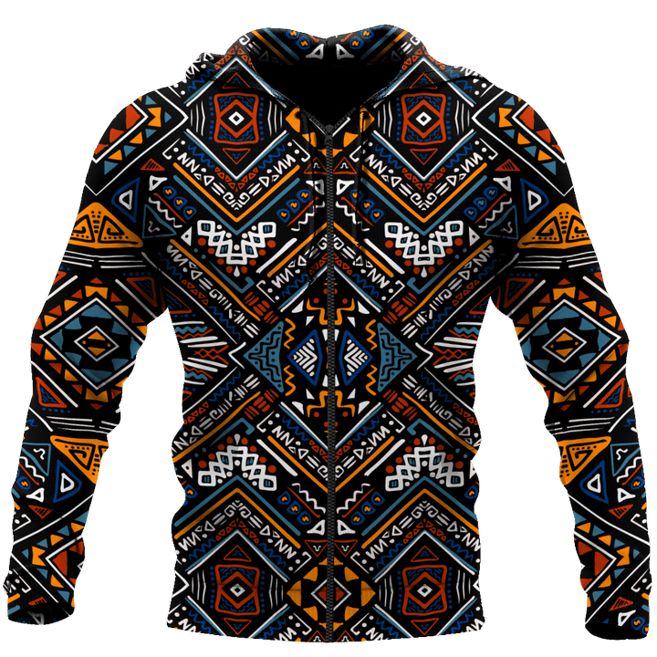 African Pattern Hoodie MH230620-ML-Apparel-ML-Zipped Hoodie-S-Vibe Cosy™
