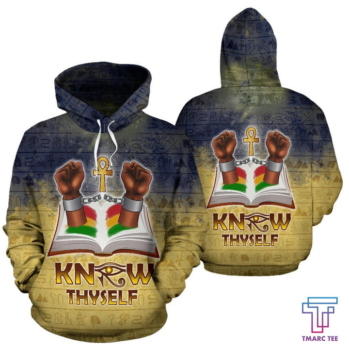 African Hoodie - Africa Black Know Thyself - Amaze Style™-ALL OVER PRINT HOODIES