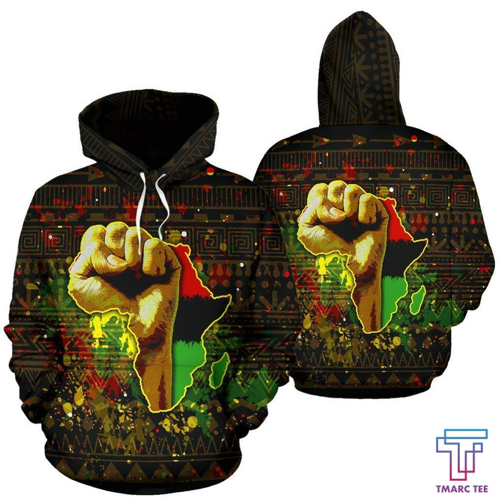 African Hoodie - Africa Black Power All Over Hoodie - Amaze Style™-ALL OVER PRINT HOODIES