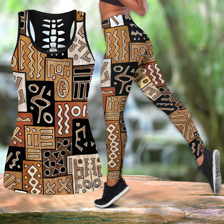 African Pattern Legging & Tank top-ML-Apparel-ML-S-S-Vibe Cosy™
