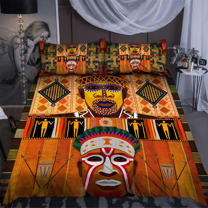 African Tribal Culture Bedding Set-ML-ML-US Twin-Vibe Cosy™