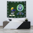American Football Team Tapestry - Seattle Seahawks Marvin The Martian 11 Tapestry Home Decor