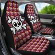 Skull Car Seat Covers - Feminine Skull Sign With Sunflower Patterns Seat Covers