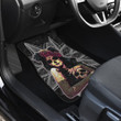 Skull Car Floor Mats - Pretty Death Rose Lady Hug Skull Head Car Mats