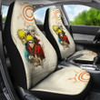 Naruto Anime Car Seat Covers - Naruto Minato And Jiraiya Vintage Background Seat Covers