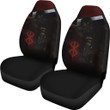 Berserk Anime Car Seat Covers - Guts In Darkness With Giant Sword Sacrifice Symbol Seat Covers