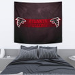 American Football Team Tapestry - Atlanta Falcons Birds Red Line Text Tapestry Home Decor