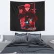 Jujutsu Kaisen Anime Tapestry Sukuna And Yuji  Red Shadow Power Evil Smiling Tapestry Home Decor