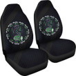 American Football Team Car Seat Covers - Seattle Seahawks Eyes Ring Aboriginal Head Seat Covers
