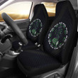 American Football Team Car Seat Covers - Seattle Seahawks Eyes Ring Aboriginal Head Seat Covers