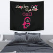 Squid Game Movie Tapestry - Funny Naughty Squid Workers Round Square Triangle Umbrella Tapestry Home Decor