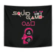 Squid Game Movie Tapestry - Funny Naughty Squid Workers Round Square Triangle Umbrella Tapestry Home Decor