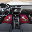 Valentine Car Floor Mats - Skulls With Roses Flower Heart It's Valentine Car Mats
