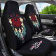 Squid Game Movie Car Seat Covers - Squid Workers With Players Gather Round Seat Covers