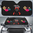 Squid Game Car Sunshade - Round Square Triangle Card Worker Boss And Players Sun Shade