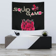 Squid Game Movie Tapestry Funny Squid Workers Surprising Pose  Tapestry Home Decor