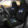 American Football Team Car Seat Covers - Seattle Seahawks Head Under Claw Love Seat Covers