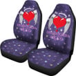 Valentine Car Seat Covers Heart Wings With Halo Romantic Valentine Night Seat Covers