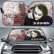 Joker The Clown Car Sun Shade Movie Car Accessories Custom For Fans AT22062402