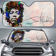 Jimi Hendrix Car Sun Shade Singer Car Accessories Custom For Fans AT22062302