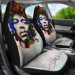 Jimi Hendrix Car Seat Covers Singer Car Accessories Custom For Fans AT22062302