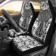 Elephant Artwork Car Seat Covers Mandala Car Accessories Custom For Fans AA22081104