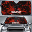 Ghostface Scream Car Sun Shade Horror Movie Car Accessories Custom For Fans AA22081501