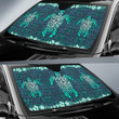 Hawaiian Hibiscus Turtle Car Sun Shade Tribal Car Accessories Custom For Fans AA22081201