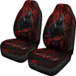 Ghostface Scream Car Seat Covers Horror Movie Car Accessories Custom For Fans AA22081502