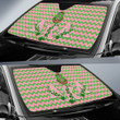 Alpha Kappa Alpha Car Sun Shade Sorority Car Accessories Custom For Fans AA22081802