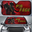 Leatherface Car Sun Shade Horror Movie Car Accessories Custom For Fans AT22082303