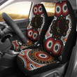 Abstract Snake Car Seat Covers Aboriginal Australia Car Accessories Custom For Fans AA22082303