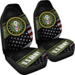 US Army Car Seat Covers Armed Forces Car Accessories Custom For Fans AA22083103