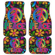 Peace Symbol Car Floor Mats Hippie Art Car Accessories Custom For Fans AT22082903