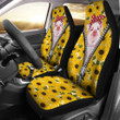 Pig With Sunflower Car Seat Covers Animal Car Accessories Custom For Fans AA22091504