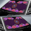 Yoga Mandala Car Sun Shade Hobby Car Accessories Custom For Fans AA22091203