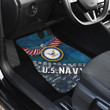 United States Navy Car Floor Mats US Armed Forces Car Accessories Custom For Fans AA22090903