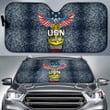 United States Navy Car Sun Shade US Armed Forces Car Accessories Custom For Fans AA22090904