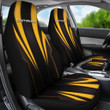 Camaro Yellow Logo Car Seat Covers Metal Abstract Car Accessories Ph220913-032