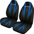 Camaro Blue Logo Car Seat Covers Metal Abstract Car Accessories Ph220913-036