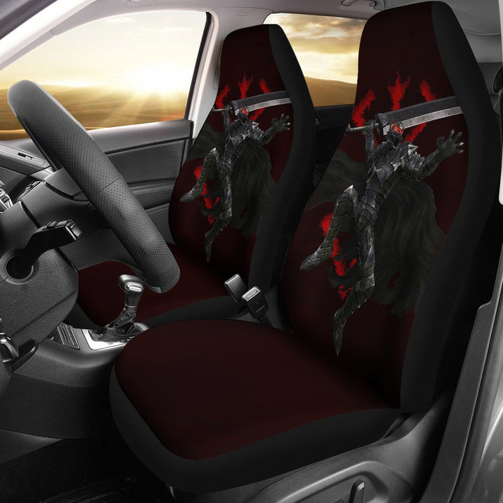 Berserk Anime Car Seat Covers - Guts Armor Armadura Fighting Sacrifice Symbol Seat Covers