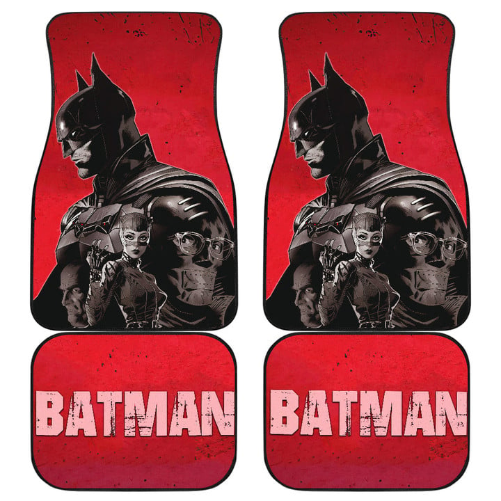 The Bat Man Car Floor Mats Movie Car Accessories Custom For Fans AT22061502